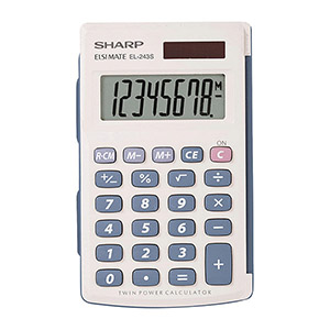Sharp 8 Digital Basic Calculator