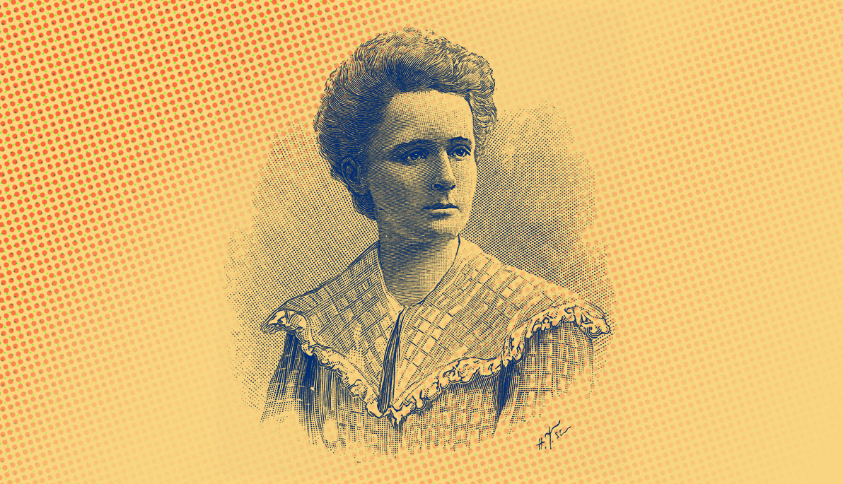 Sketch of Marie Curie