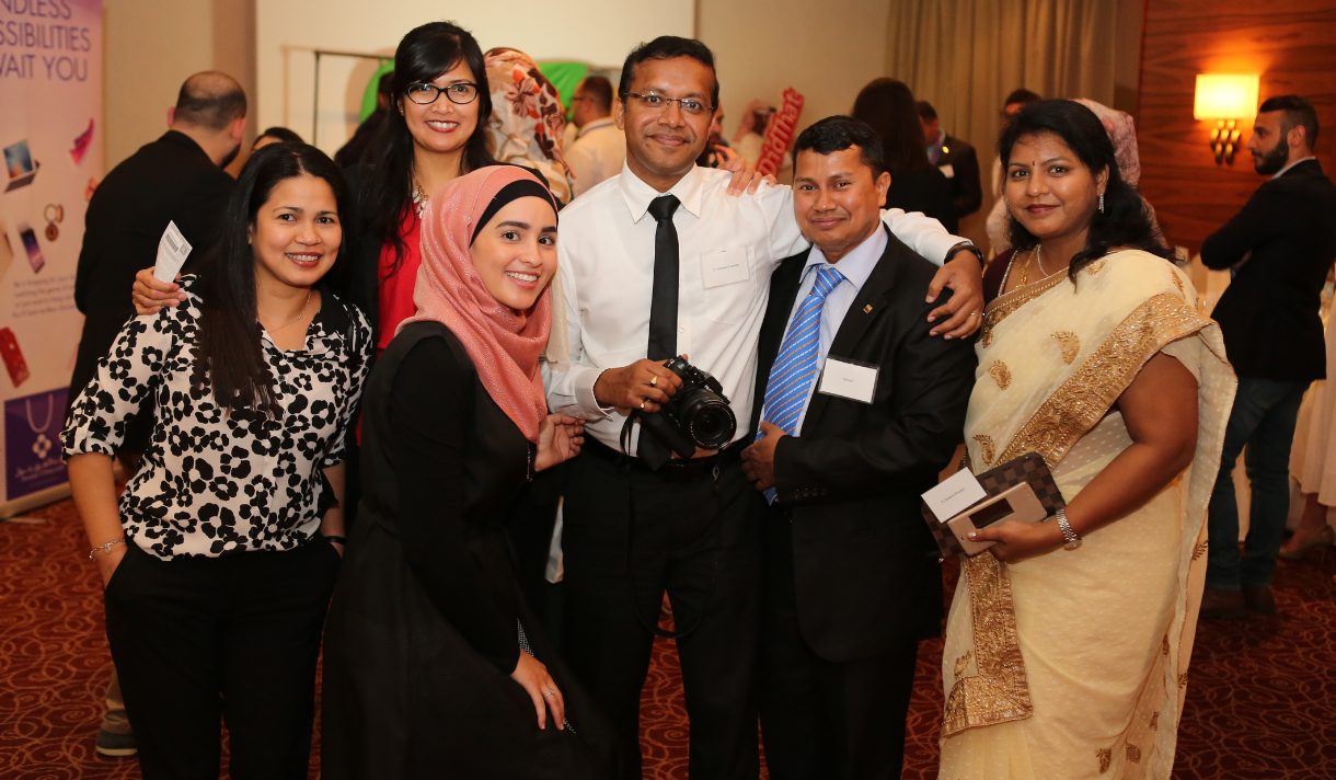 Alumni and friends at the annual Abu Dhabi alumni reception
