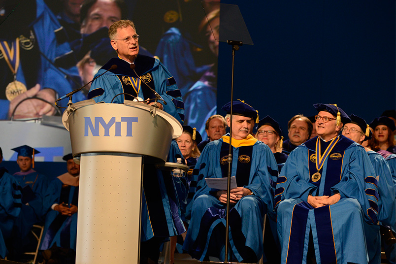 Edward Guiliano, Ph.D., who stepped down in January after serving as NYIT president for 16 years.
