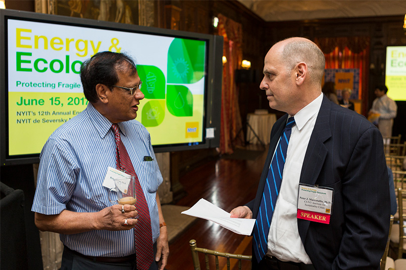 Members of academia, government, and commerce exchanged ideas and information at NYIT’s Annual Energy Conference on June 15.