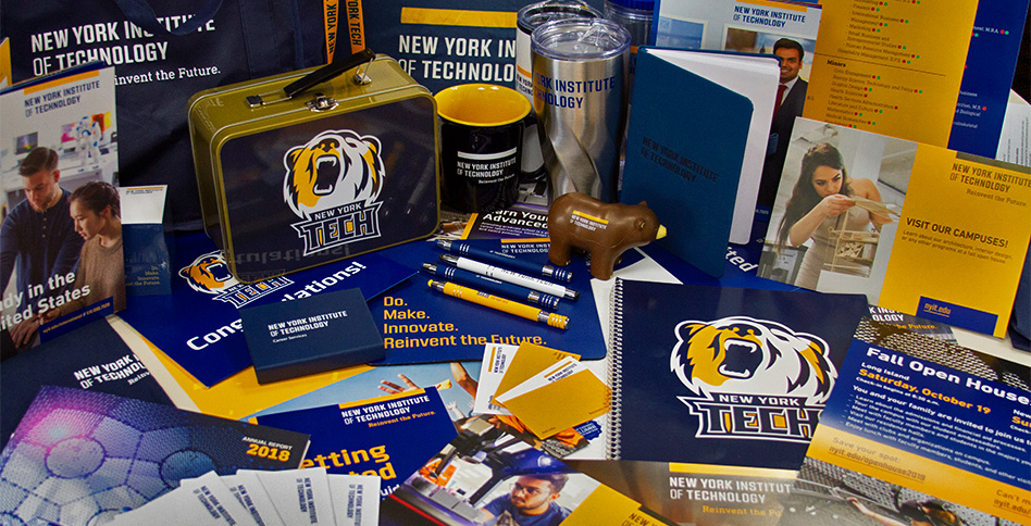 Collection of New York Institute of Technology Swag