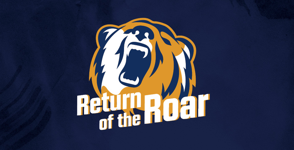 Return of the Roar! Bear logo.