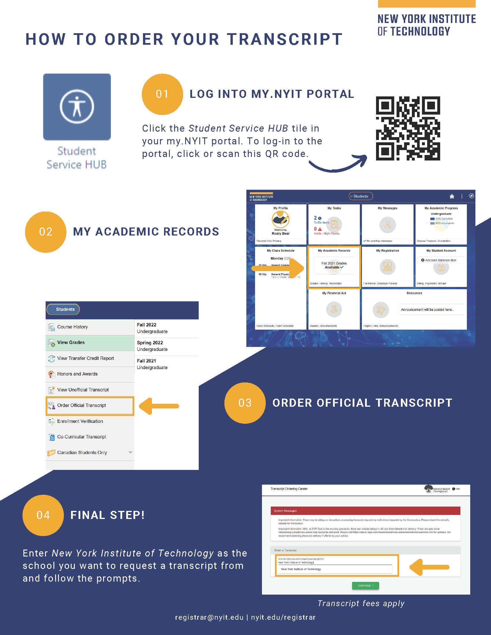 How to Order your Transcript