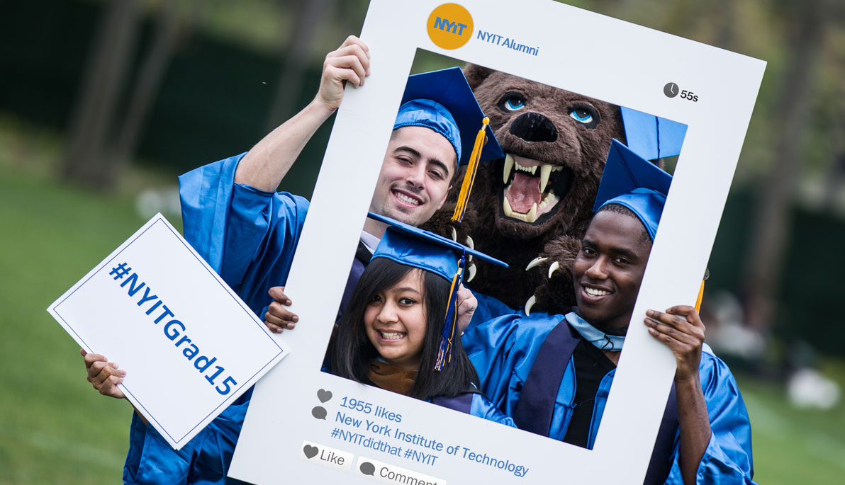NYIT Commencement Goes Social with #NYITGrad15