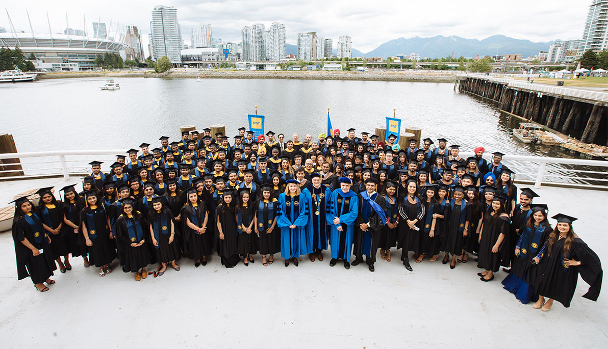 Largest Class Ever Graduates at NYIT-Vancouver