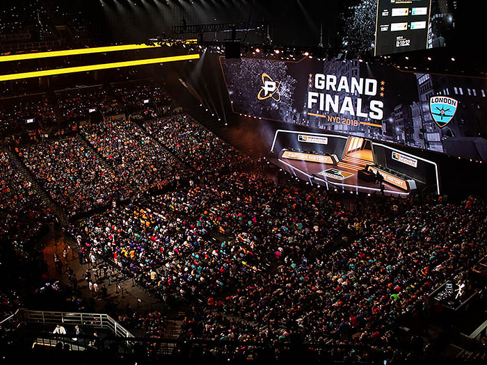 The 2018 Overwatch Grand Finals at Barclays Center in New York City
