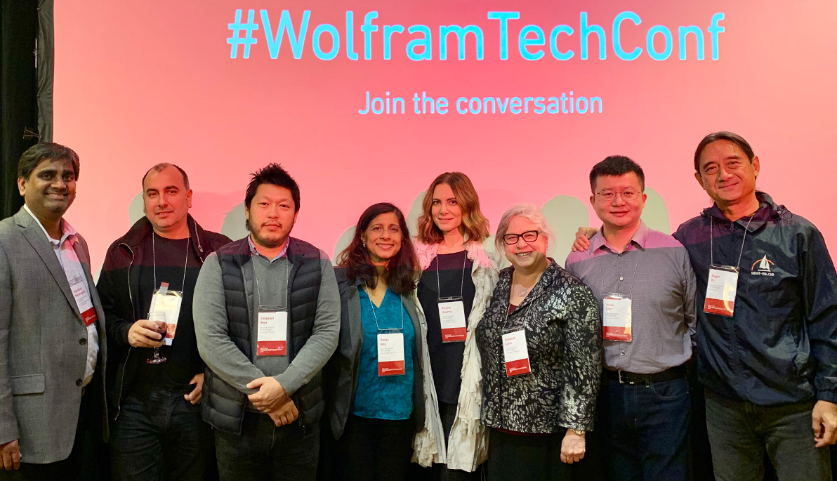 New York Tech faculty at the Wolfram Technology Conference