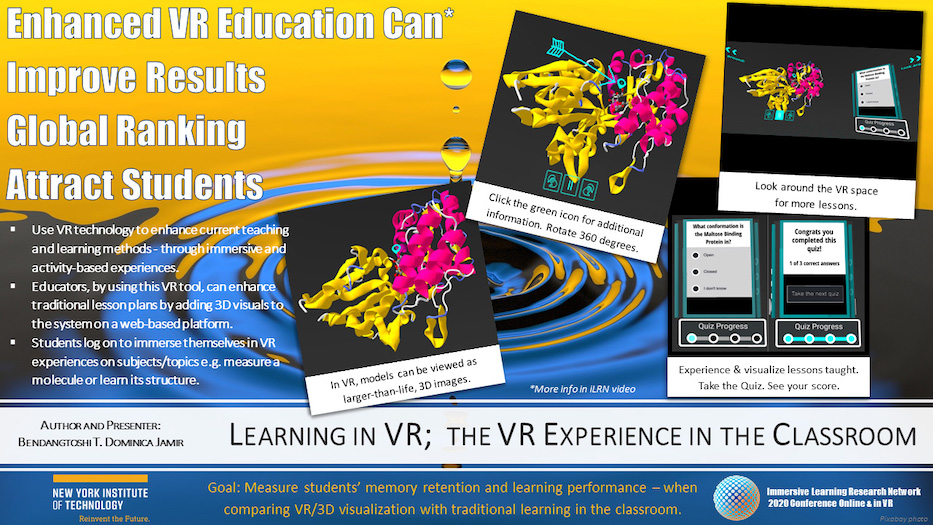 Learning in VR Poster