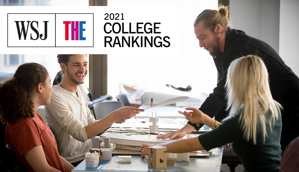 Students in class featuring rankings logo