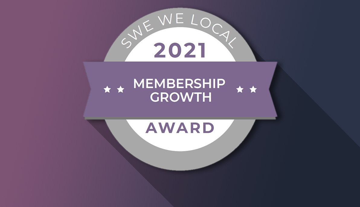 Society of Women Engineers Membership Growth Award logo