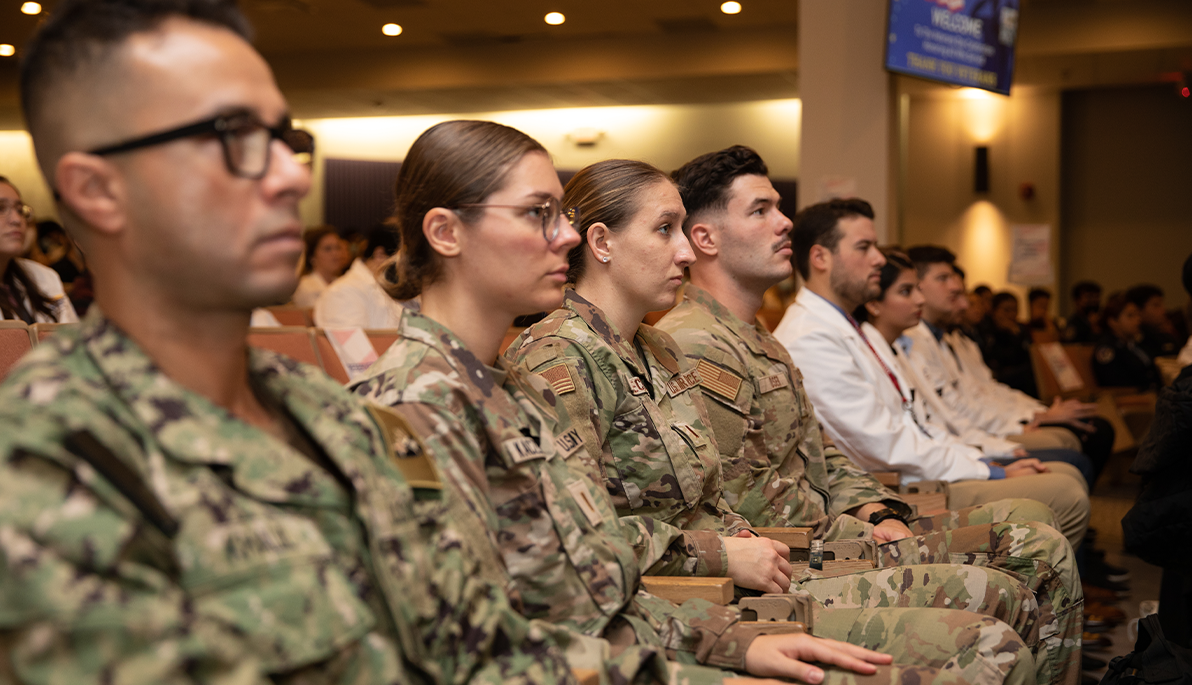 Attendees at the NYITCOM Veterans Day event