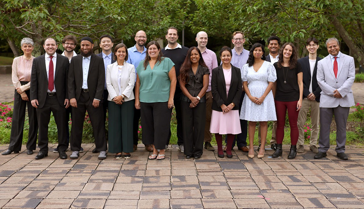 New faculty at orientation on the Long Island campus