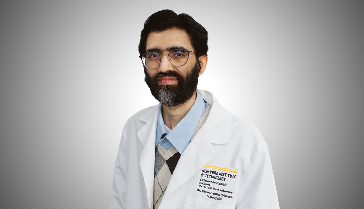 New York Tech College of Osteopathic Medicine Associate Professor Vishwa Rajagopalan