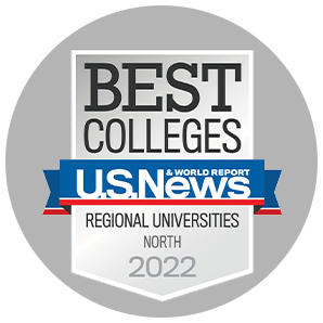 USNWR ranked among the top 50 regional universities in the North