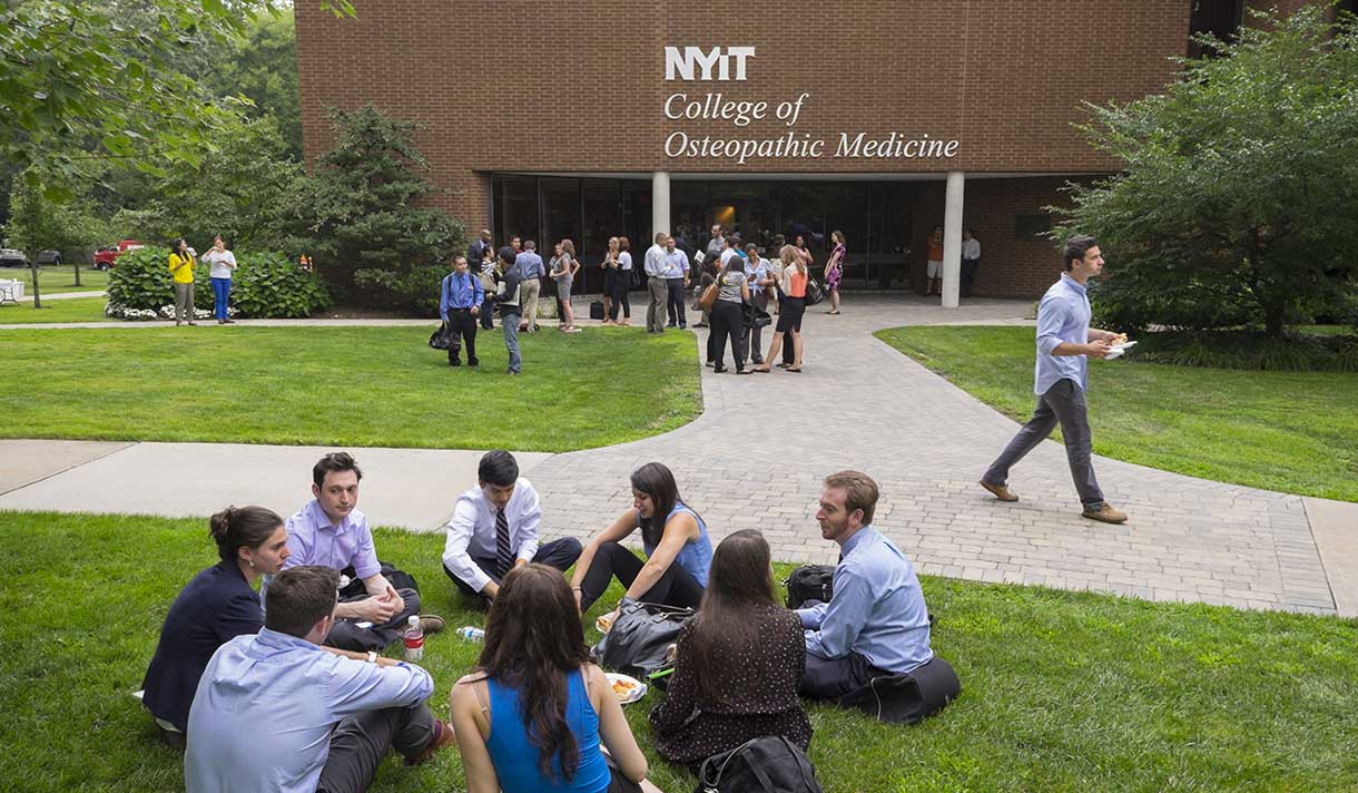 NYIT College of Osteopathic Medicine in summer