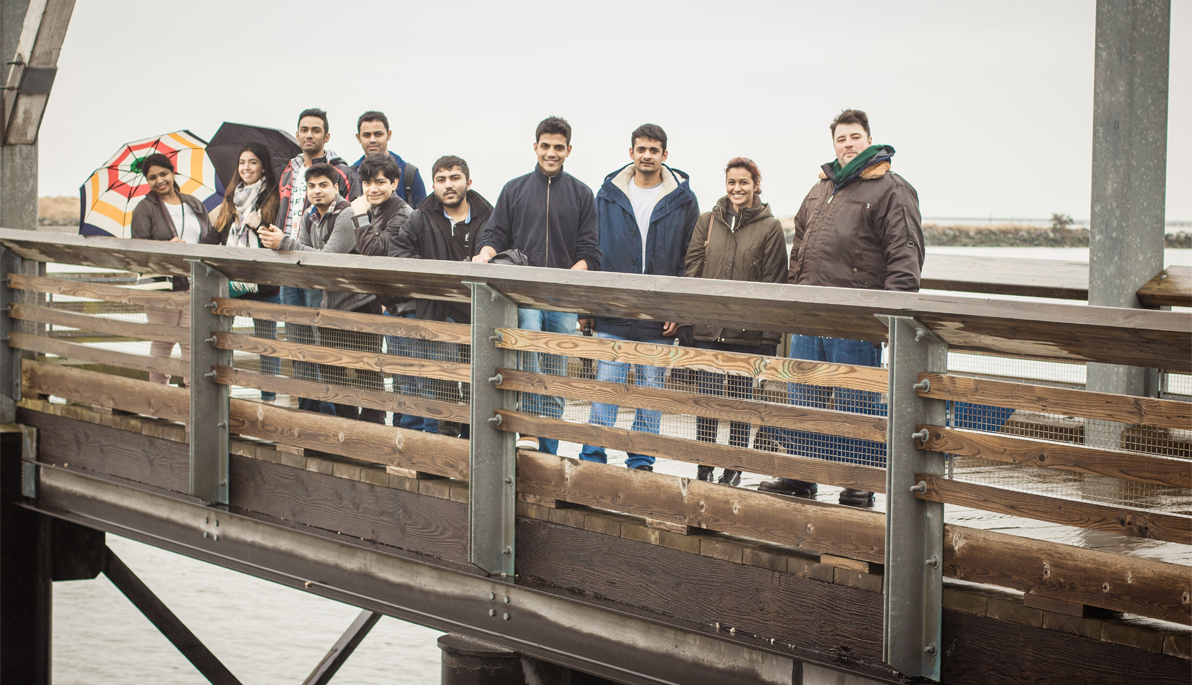 NYIT-Vancouver students in Steveston