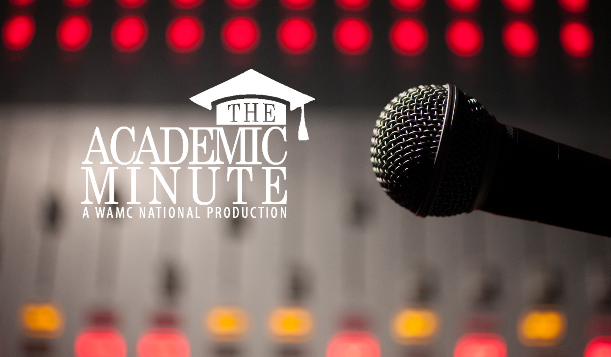 Academic Minute logo with microphone