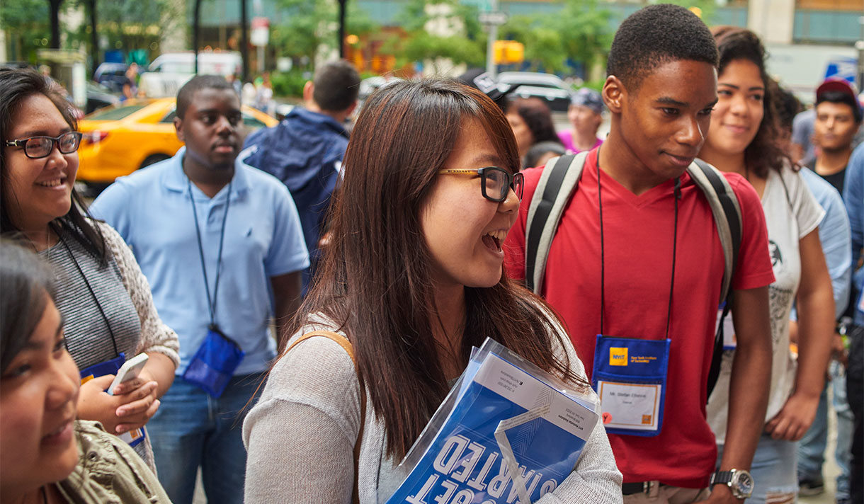 New NYIT students in New York City campus