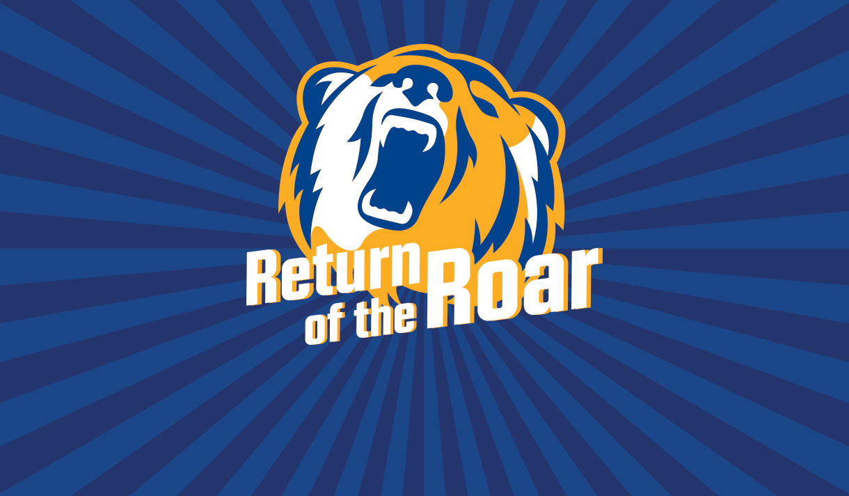New York Tech Bear image with Return of the Roar message