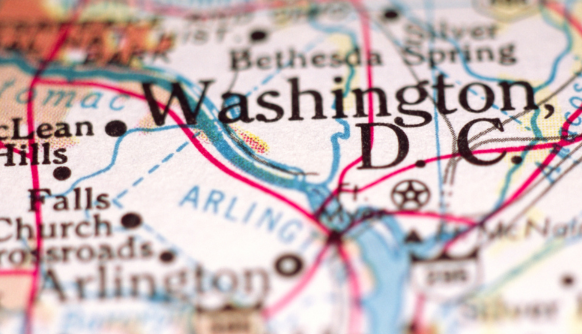 Map of Washington DC Area