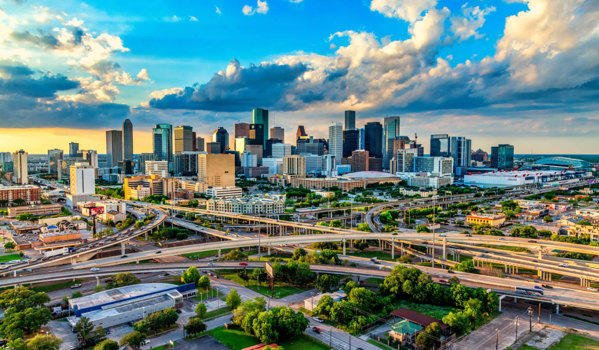 City Skyline in Houston Texas