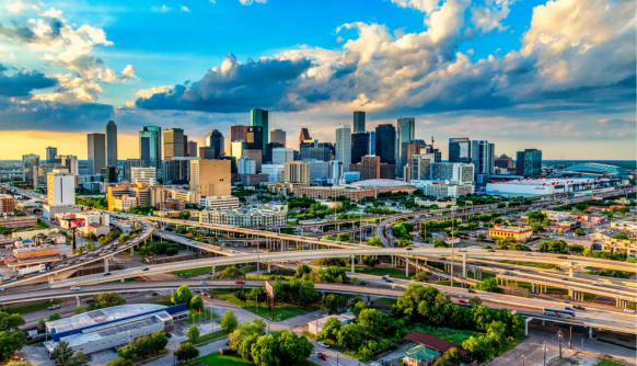 City Skyline in Houston Texas