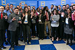 <strong>NYIT Established its Alumni Association in 1970</strong> Nurturing the shared history and bonds of alumni is a long tradition at NYIT. Nearly 100,000 NYIT alumni live and work worldwide as of 2015. They are doctors, business owners, artists, teachers, architects, engineers, and nurses to name a few. Alumni show their "Bear" claws and school spirit at NYIT's All Majors Job and Internship Fair. They attend to recruit students.