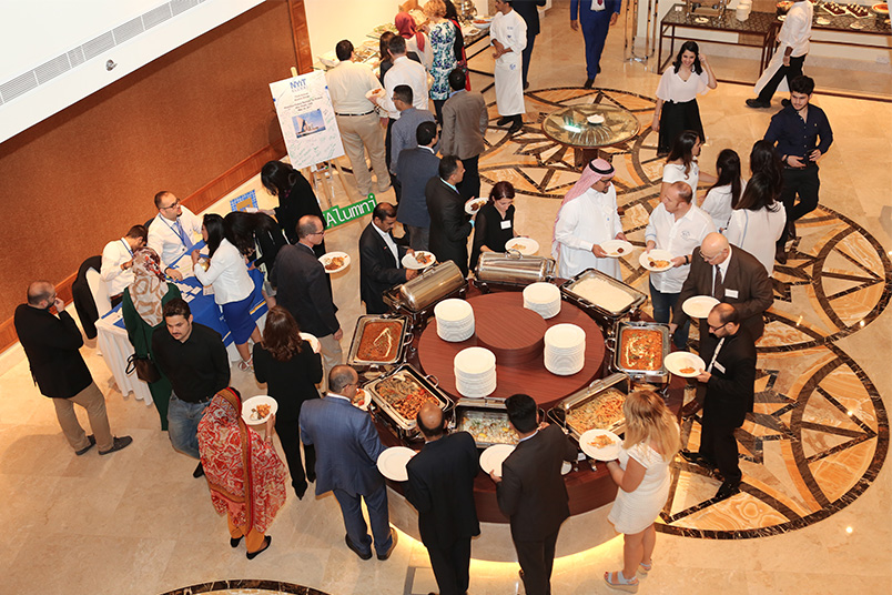 After the ceremony, the graduates gathered with alumni, family, and friends at the third annual Middle East alumni dinner.