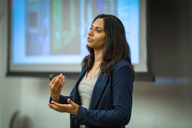 Assistant Professor Farzana Gandhi presents “Think Global, Act Local”
