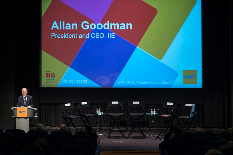 IIE President Allan Goodman delivered the keynote address.