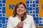NYIT School of Engineering and Computing Sciences Dean Nada Anid opened the Energy Conference and spoke about NYIT’s entrepreneurship center.