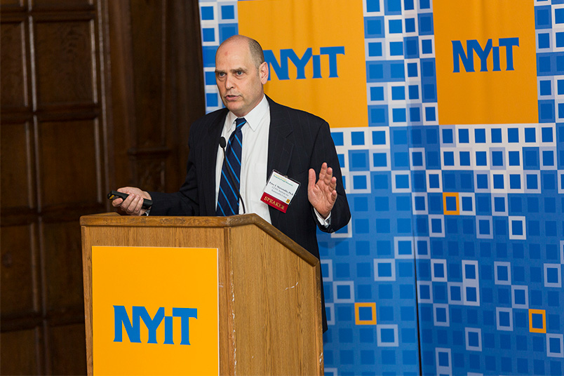 Peter J. Marcotullio, Ph.D., Director of the CUNY Institute for Sustainable Cities, presented on “Heat Vulnerability of Urban Populations.”
