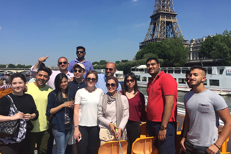 Over the summer 15 students traveled to France through the EFAP program. 