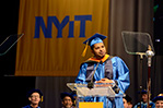 Graduate student speaker Krishan Wanarajan (M.S. '18)