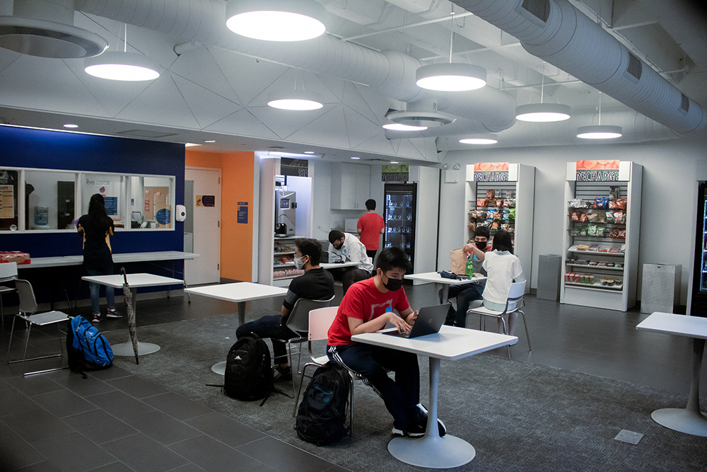 Recharge Café on the New York City campus