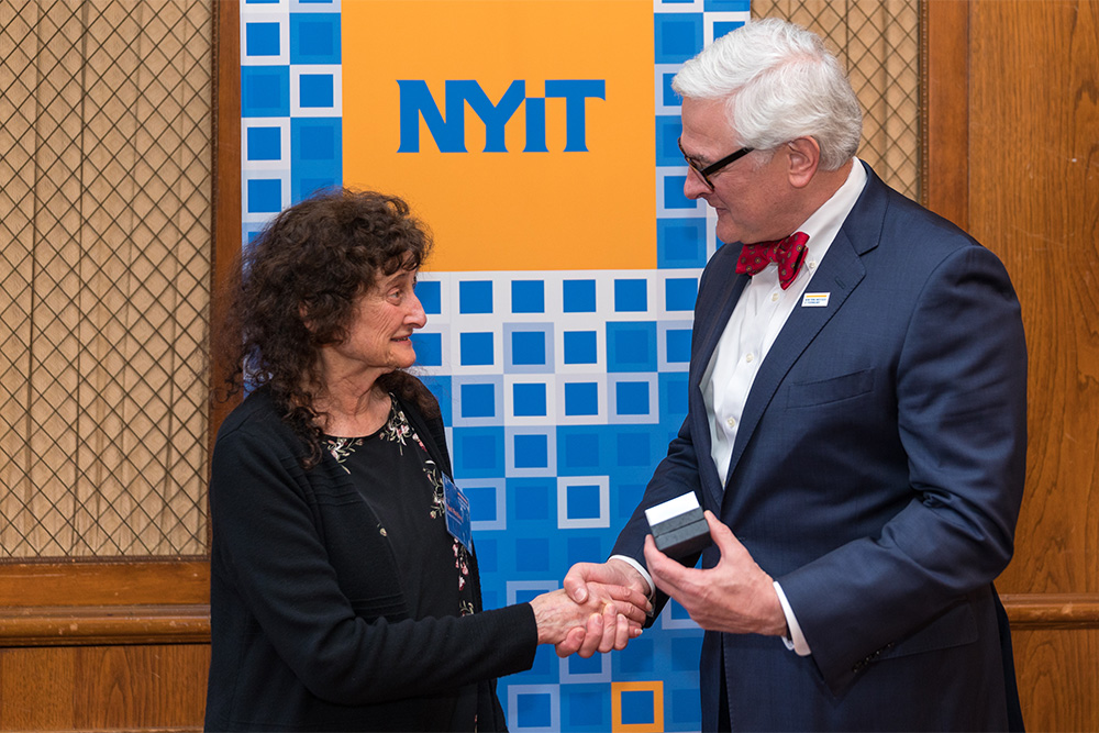 50 Years of Service: Yael Roitberg, featuring Hank Foley, Ph.D., president of New York Institute of Technology