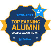 badge for Payyscale top alumni earnings