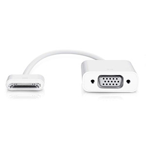 Apple Dock connector to VGA adapter