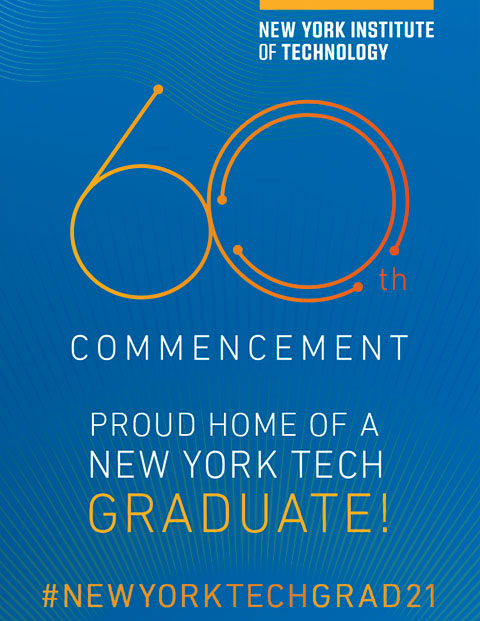 Commencement Poster - Home of a New York Tech Grad