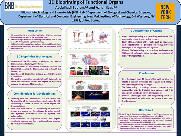 3D Bioprinting of Functional Organs