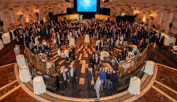 Guests at the Alumni and FRIENDS Reception at Gotham Hall