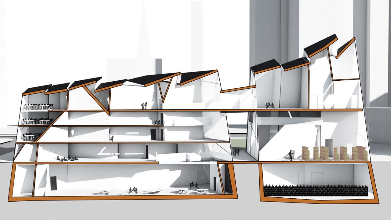 3D Building Architecture layout