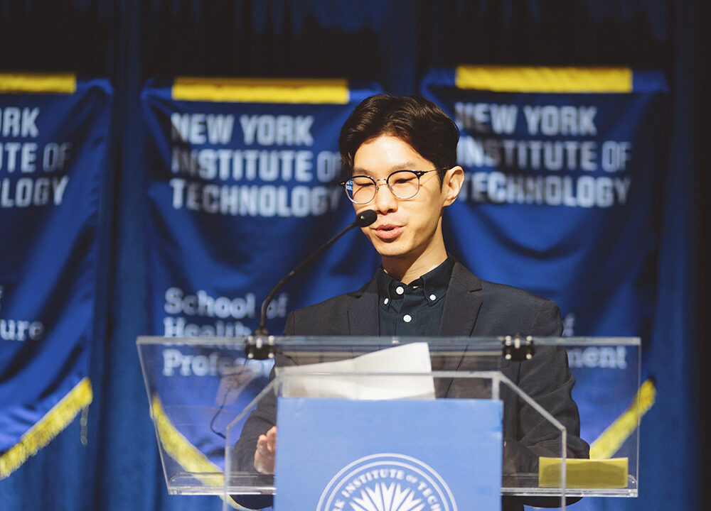 Evan Shieh presenting