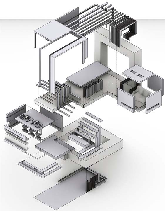 Architectural 3D layout