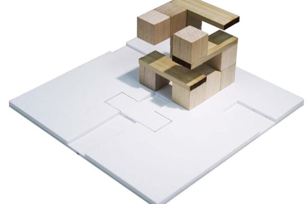 Architectural 3D cube layout