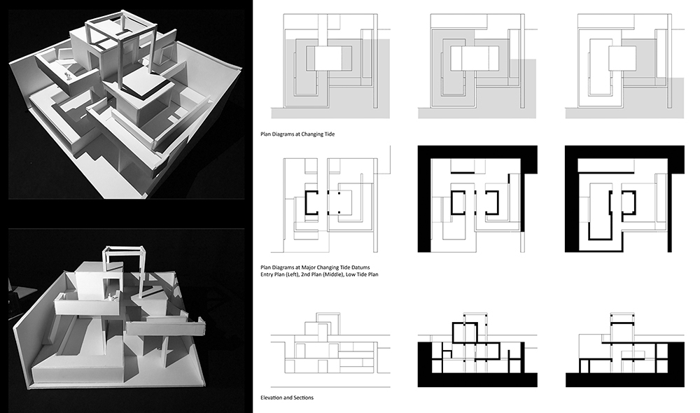 Architectural 3D layout with design