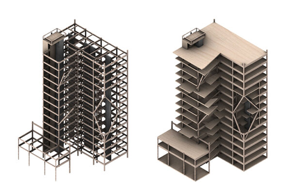 3D Building Architecture layout