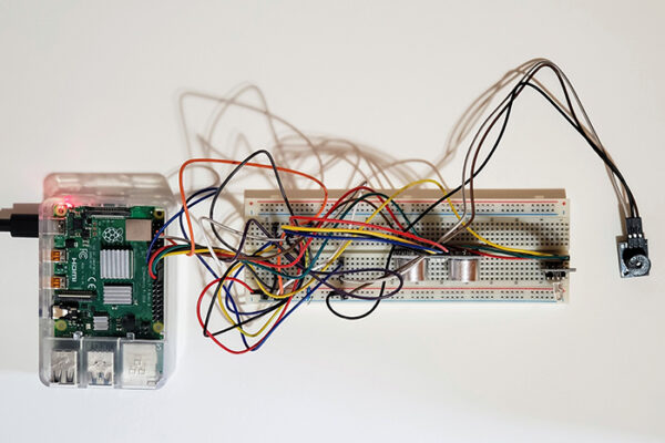 A photo of an electronics project.