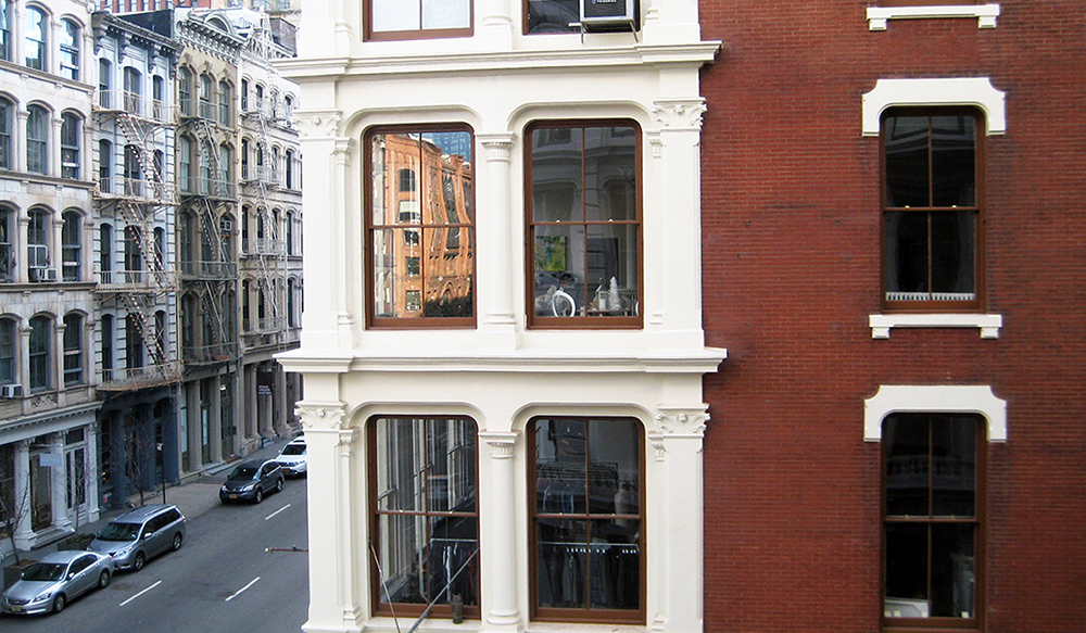 54 Greene St. Historic Facade Restoration. SoHo, NYC.